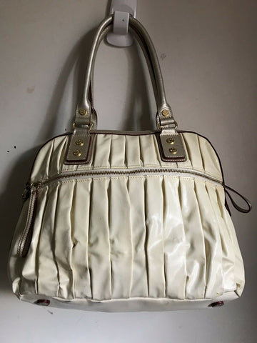 MZ WALLACE White Canvas Bea Bag