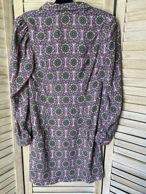 Nicole Miller Purple Green Blue Yellow Msrp Short Casual Dress