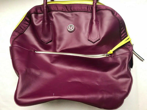 Lululemon Large Gym/School/Work Purple Poly Shoulder Bag