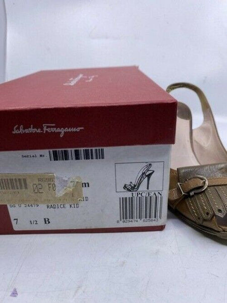 Salvatore Ferragamo Brown Pumps Size Us
