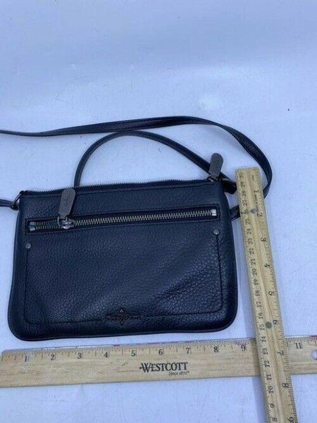 cole haan black leather cross body bag