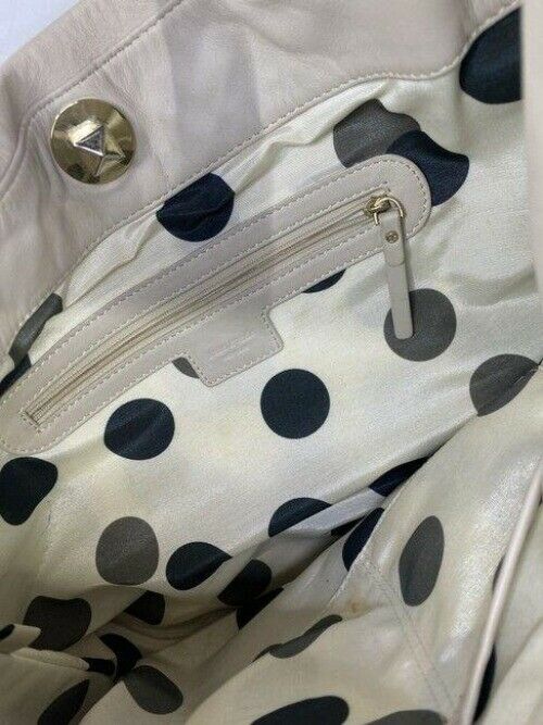 kate spade bag beige leather tote