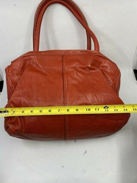 chloe red leather shoulder bag