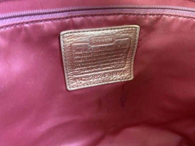 coach bag large multicolor fabric tote