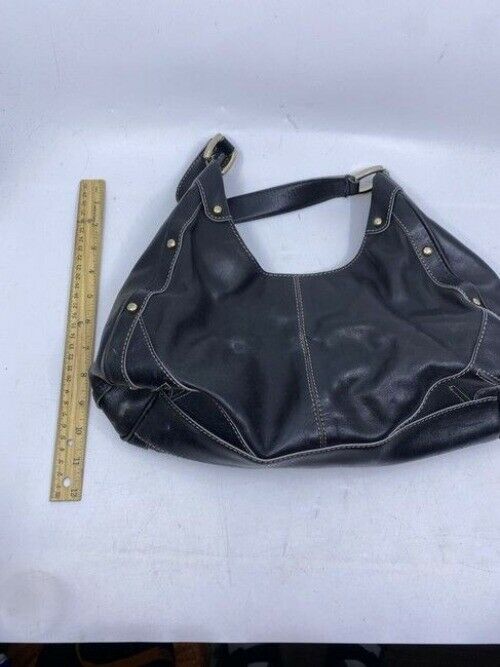 Cole Haan Medium Black Leather Shoulder Bag