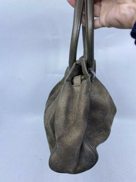 salvatore ferragamo handbag bronze shoulder bag