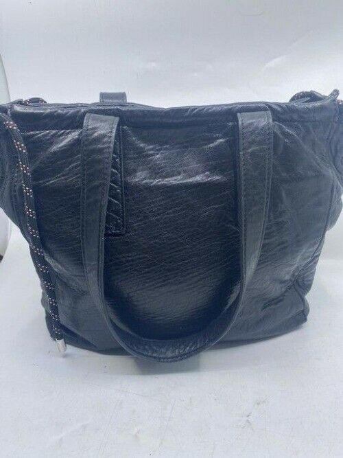 Zadig And Voltaire Bianca Black Leather Shoulder Bag
