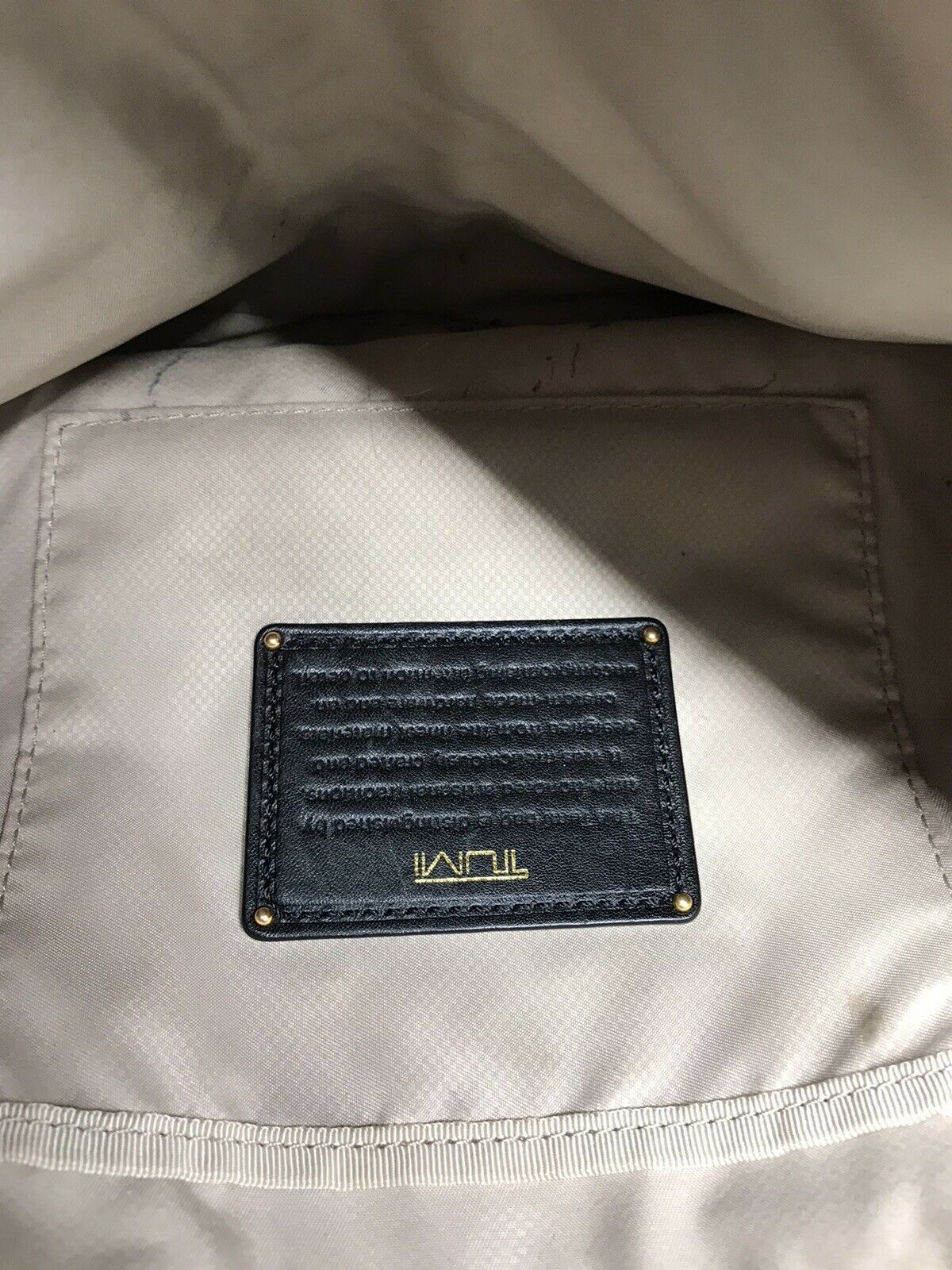 TUMI Black Nylon Voyage Crossbody Bag