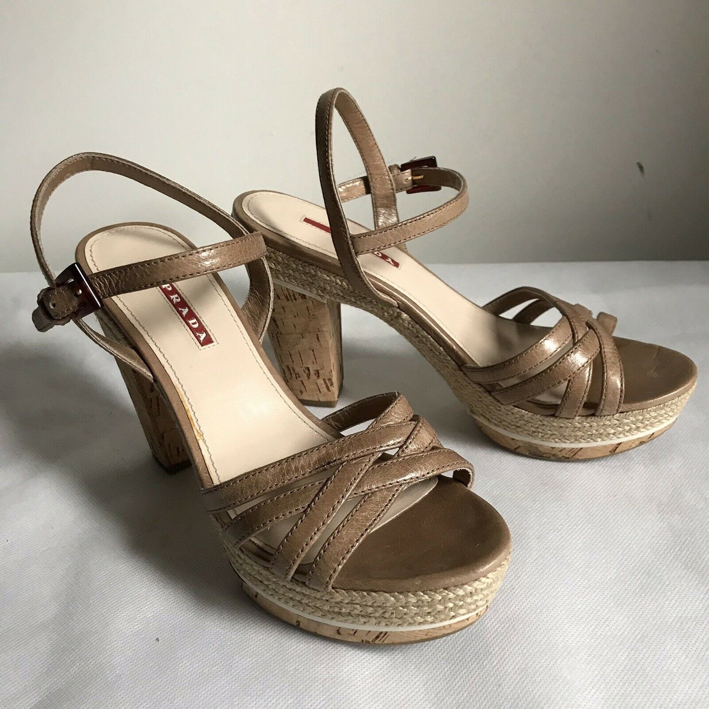 PRADA High Heel Sandals 37