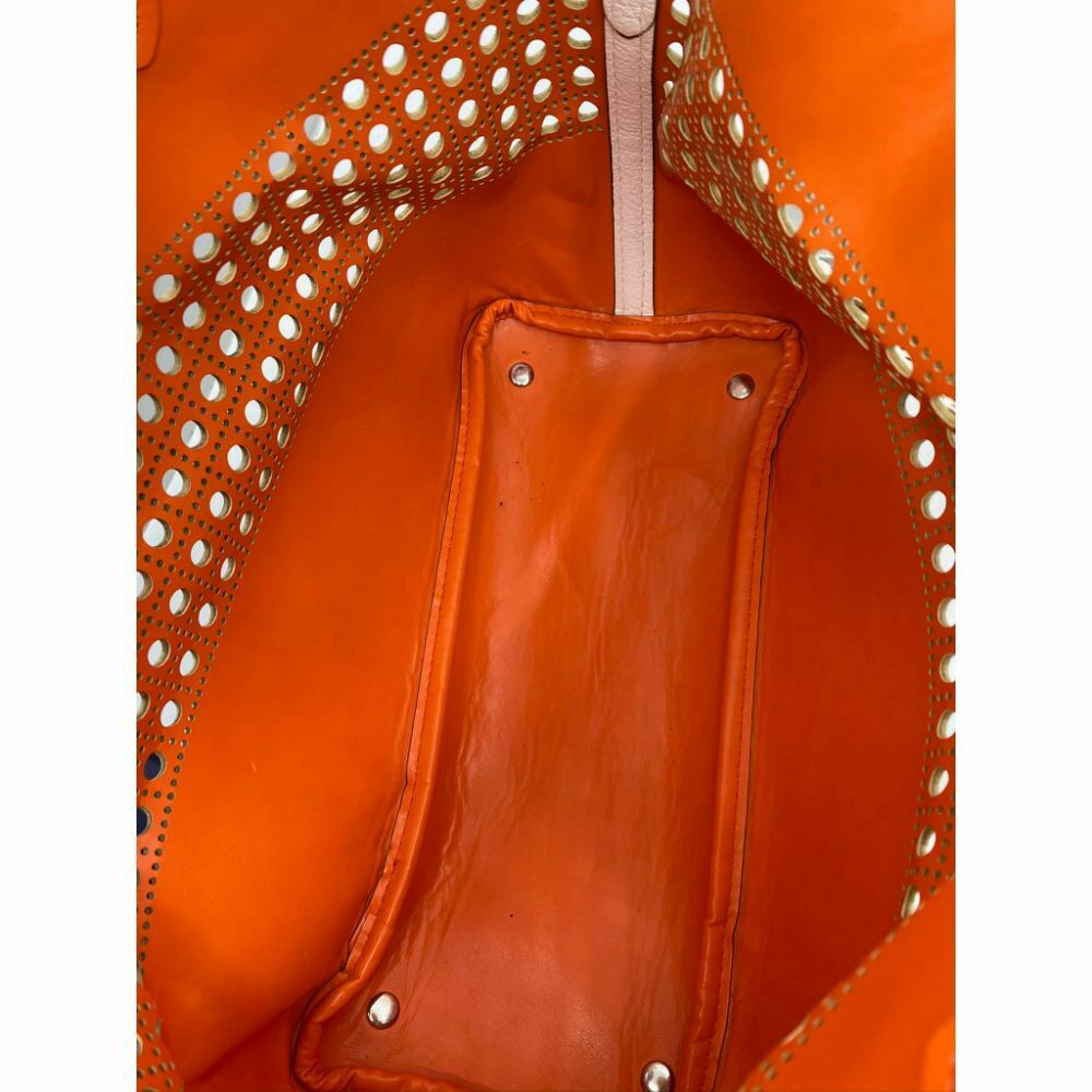 Ralph Lauren White Orange Shoulder Bag