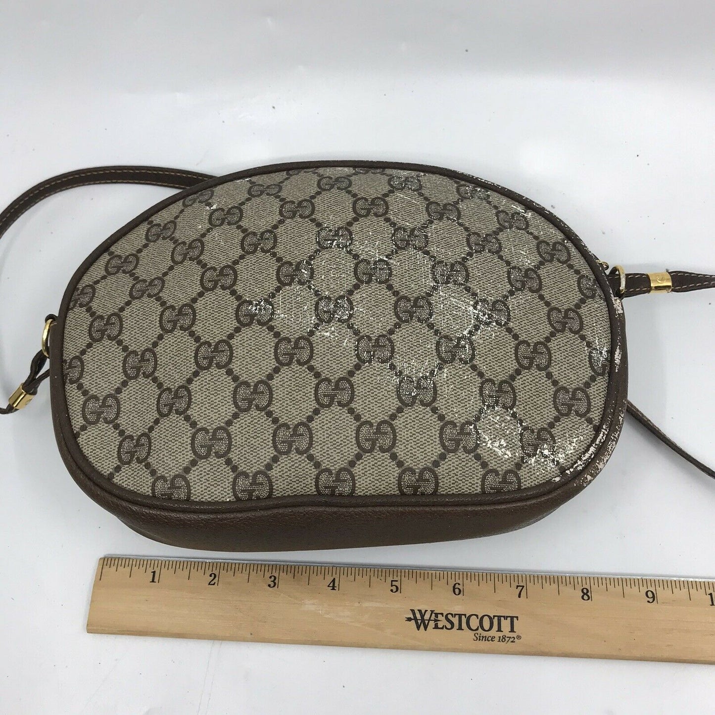 GUCCI Vintage Crossbody Bag All Over Signature