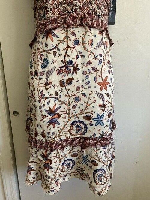 nicole miller multicolor new v neck msrp short formal dress