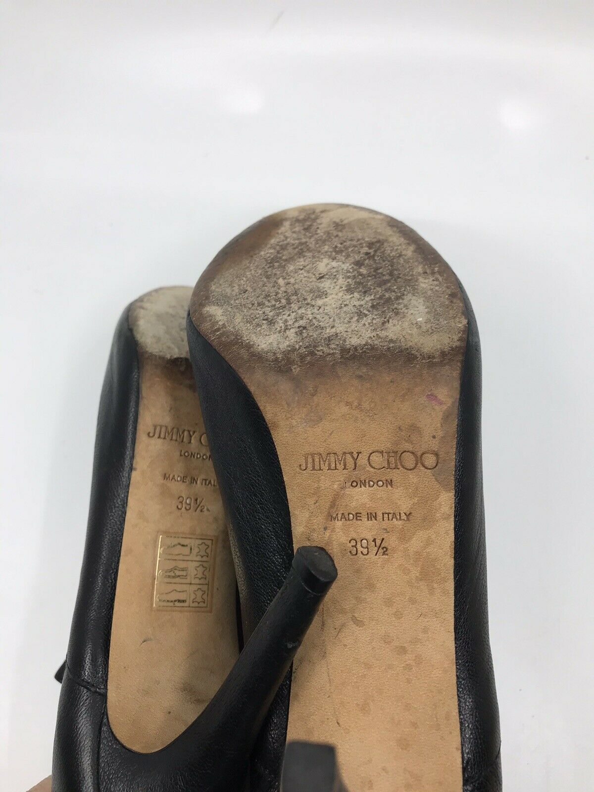 JIMMY CHOO Peep Toe Booties size 9.5