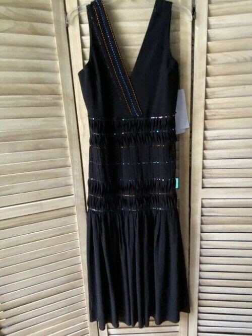 Nicole Miller Black Msrp Short Casual Dress