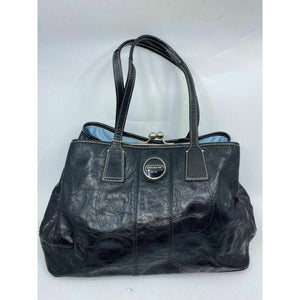 COACH Large Patent Leather Black Shoulder Bag