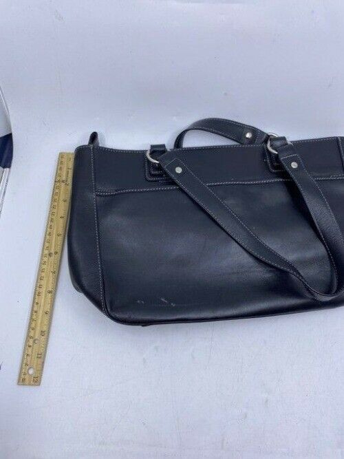 Etienne Aigner Vintage Black Leather Shoulder Bag
