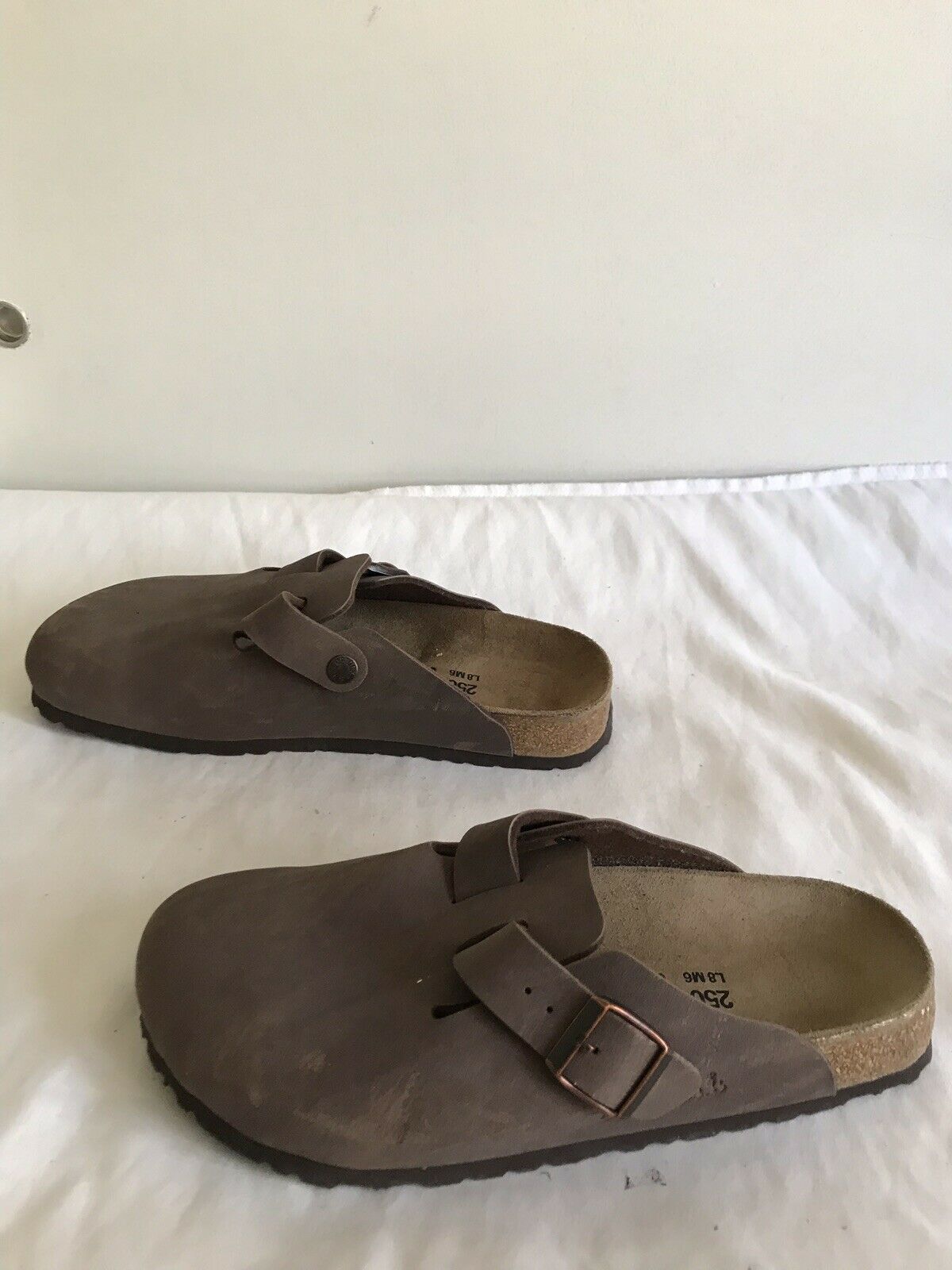 BIRKENSTOCK SLIPPERS-Brown-Size L8 M6