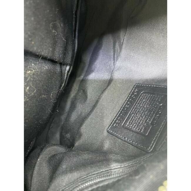 Coach Large Black Leather Hobo Bag