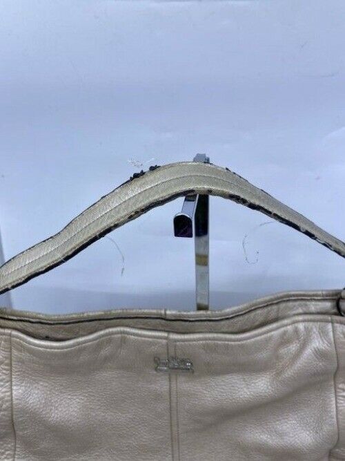 Coach Classic Off White Leather Shoulder Bag