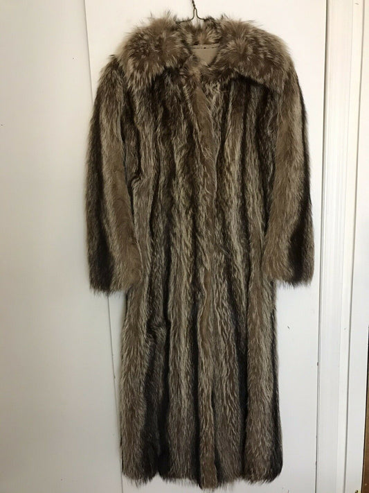 Fur Coat Long, size Small