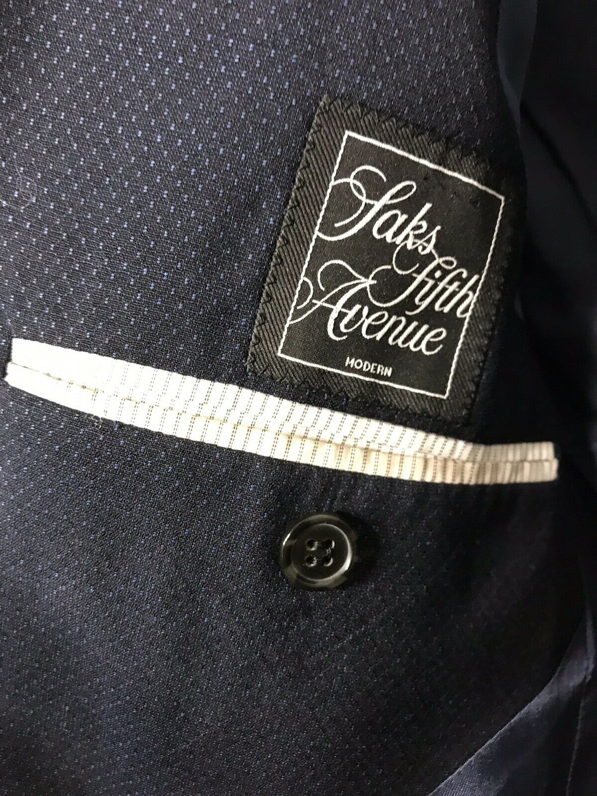 Saks Fifth Navy Jacket Small