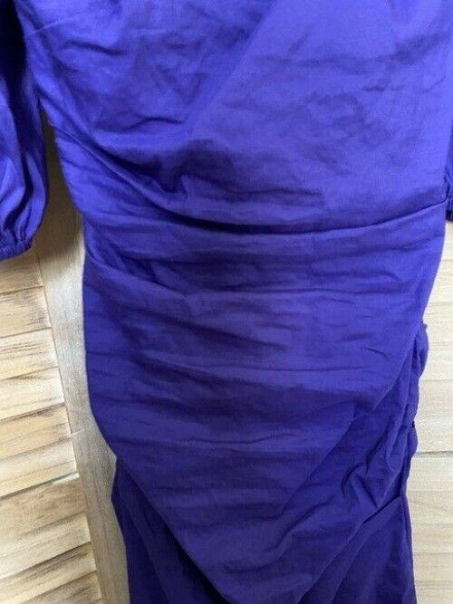 Nicole Miller purple new off the shoulder mini msrp short casual dress