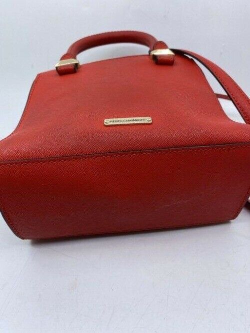 rebecca minkoff red leather cross body bag