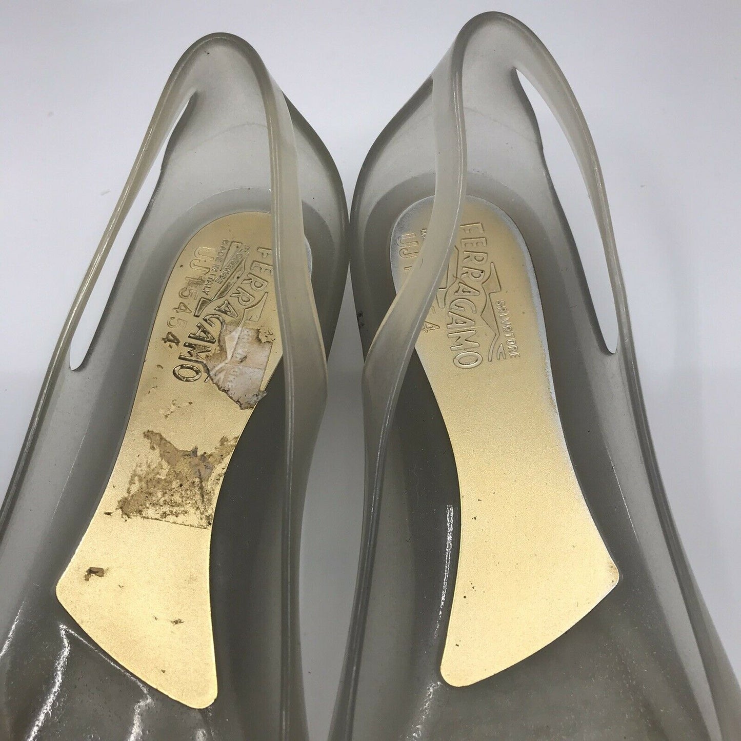 SALVATORE FERRAGAMO Jelly Flats Shoes size 6