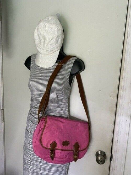 Longchamp Very Unique Pink Nylon Cross Body Bag
