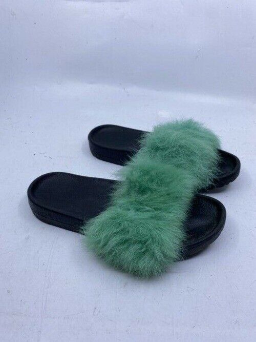 Ugg Australia Green Super Cute Puffed Sandals Size Us