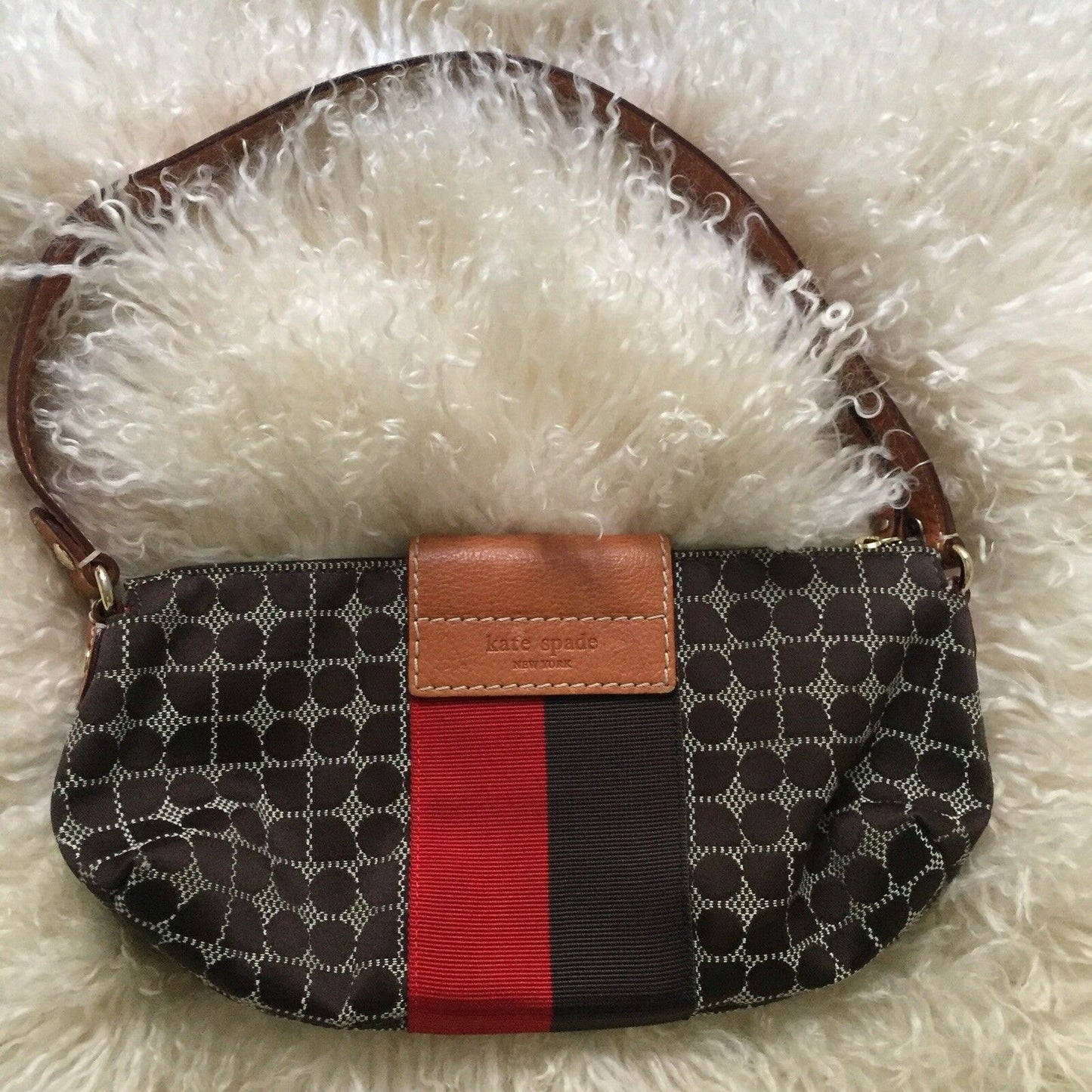 KATE SPADE Multi Color Jacquard Mini Purse Clutch