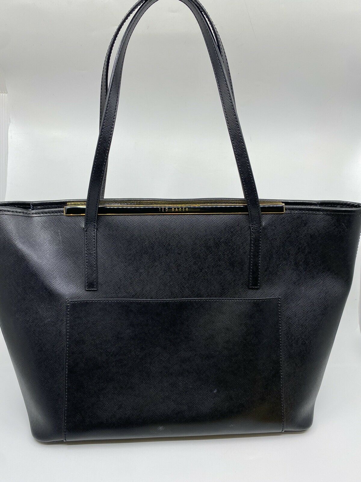Ted Baker XL Black Saffiano Tote Bag
