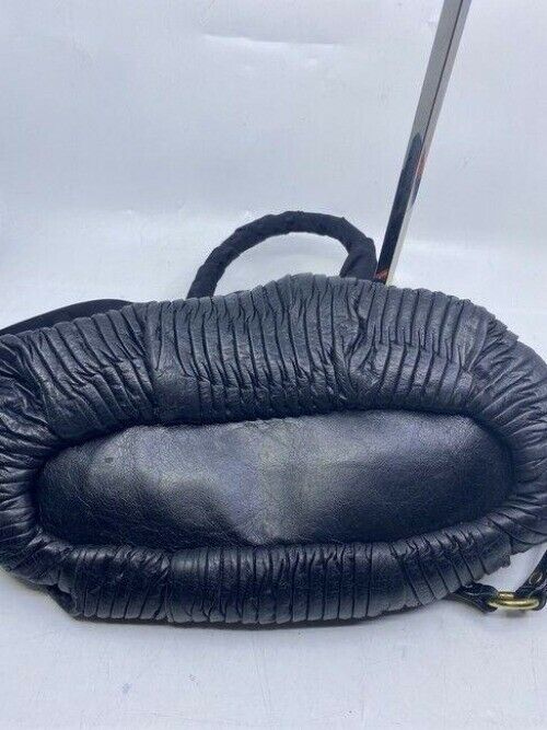 coach w w detachable specialty tie accent black shoulder bag