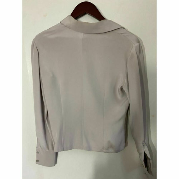 Burberry Silk Long Sleeves Top Pink Size 4