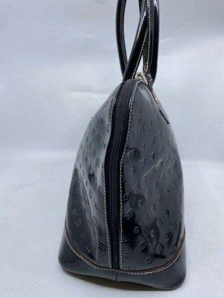 Pre-owned Made in Italy 'ARCADIA' Black Patent Leather 