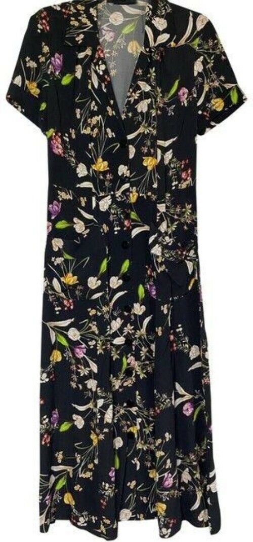 nicole miller black and multicolor new msrp long formal dress