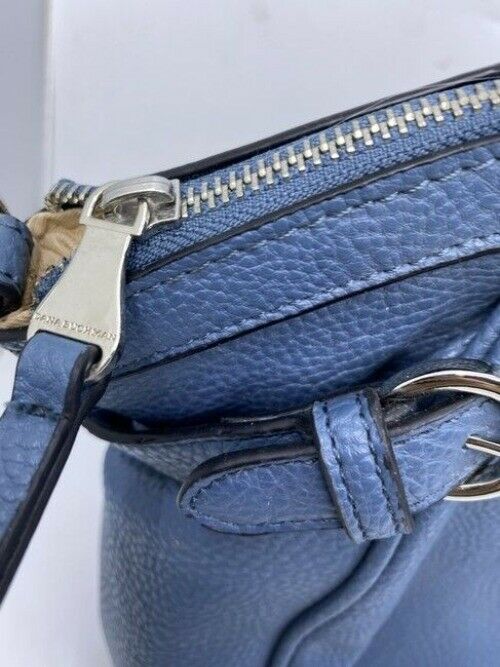 Michael Kors Classic Blue Leather Shoulder Bag