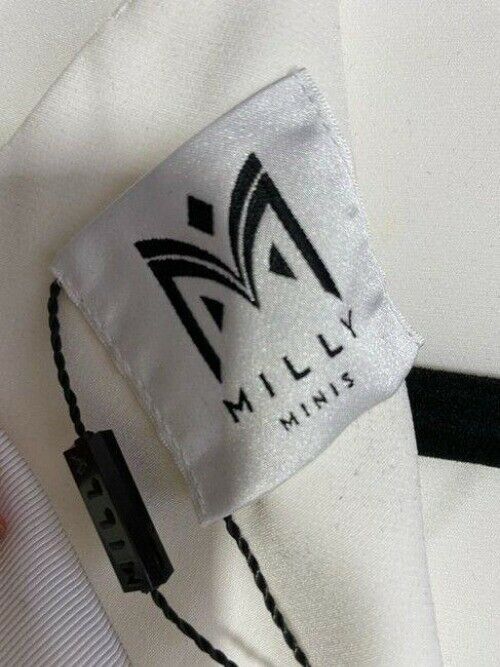 milly minis purplewhite new short casual dress