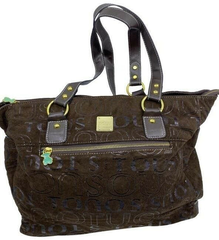 tous msrp brown suede leather cross body bag