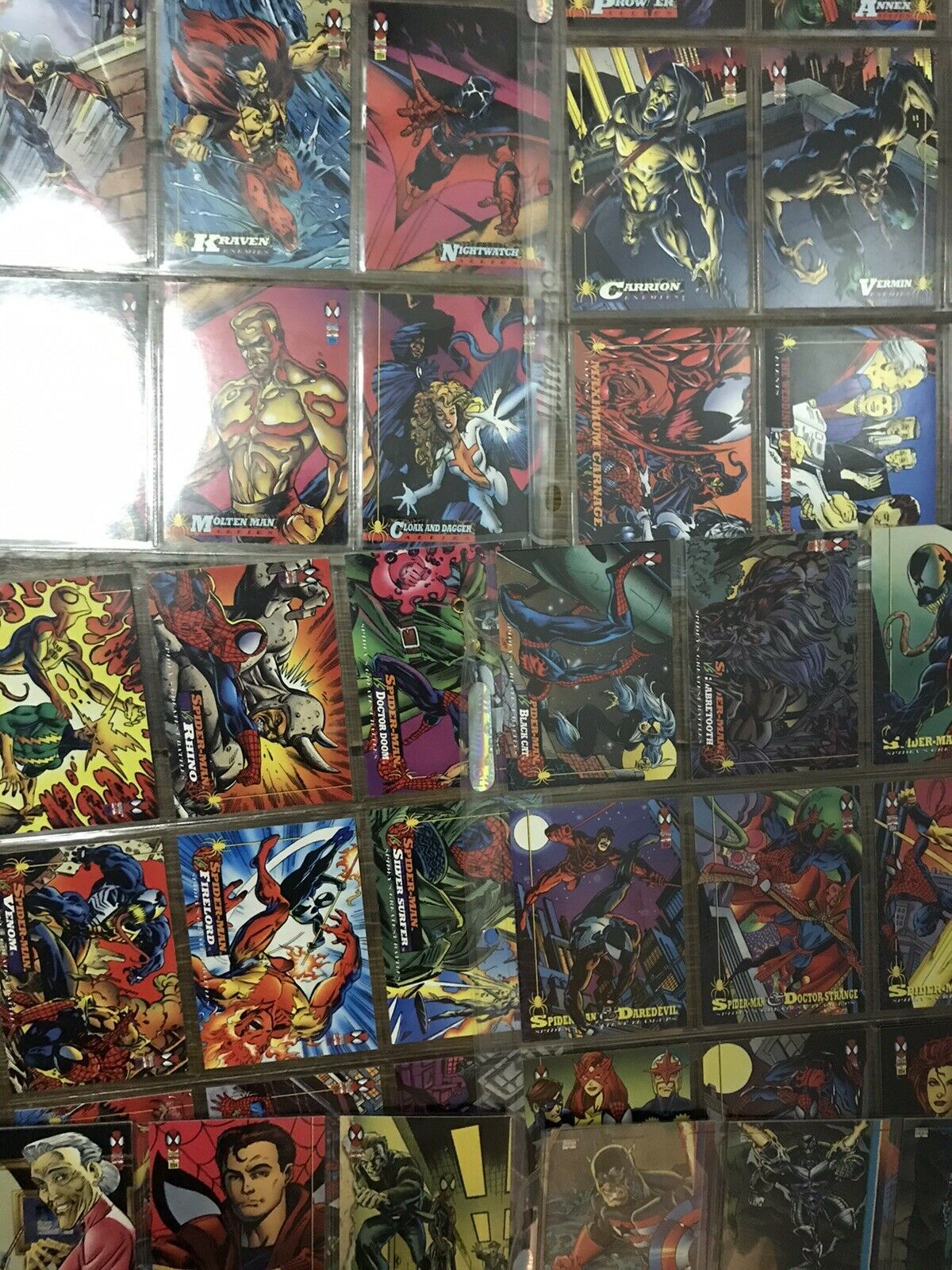 Collection of Trading Cards X-Men, SpiderMan, Pokemon 425 + Pieces!!