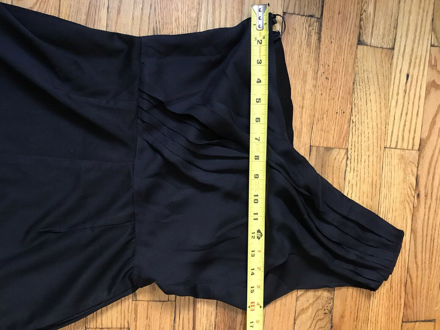 Black Halo One Shoulder Romper Dress Small