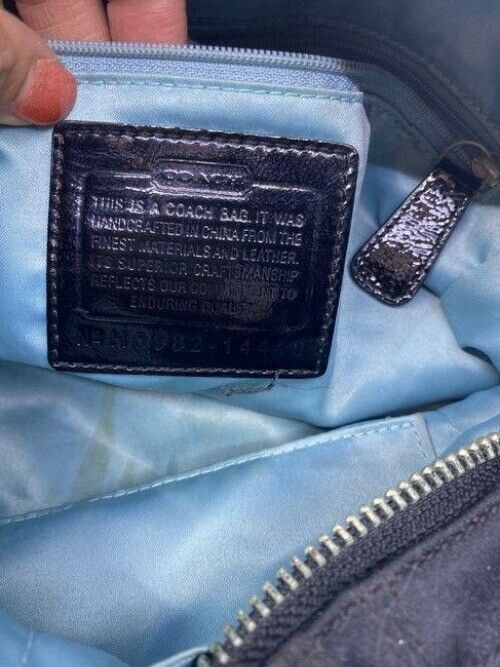 coach w w detachable specialty tie accent black shoulder bag