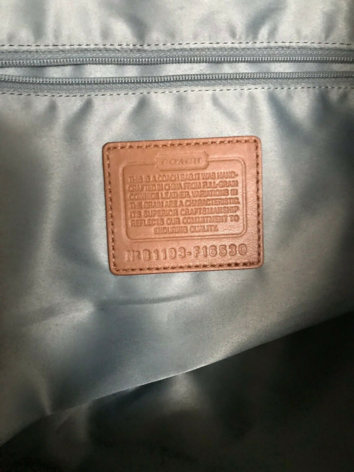 Coach Leather Shoulder Bag
