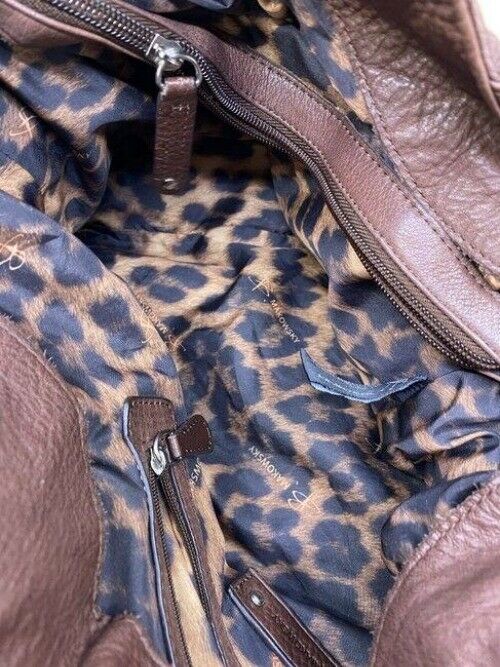 B Makowsky Msrp Brown Leather Shoulder Bag