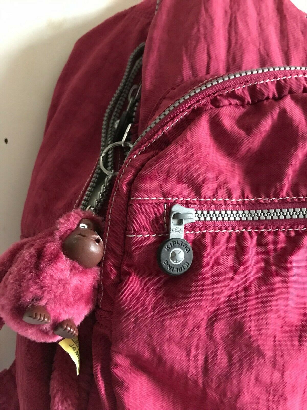 Kipling Red Backpack