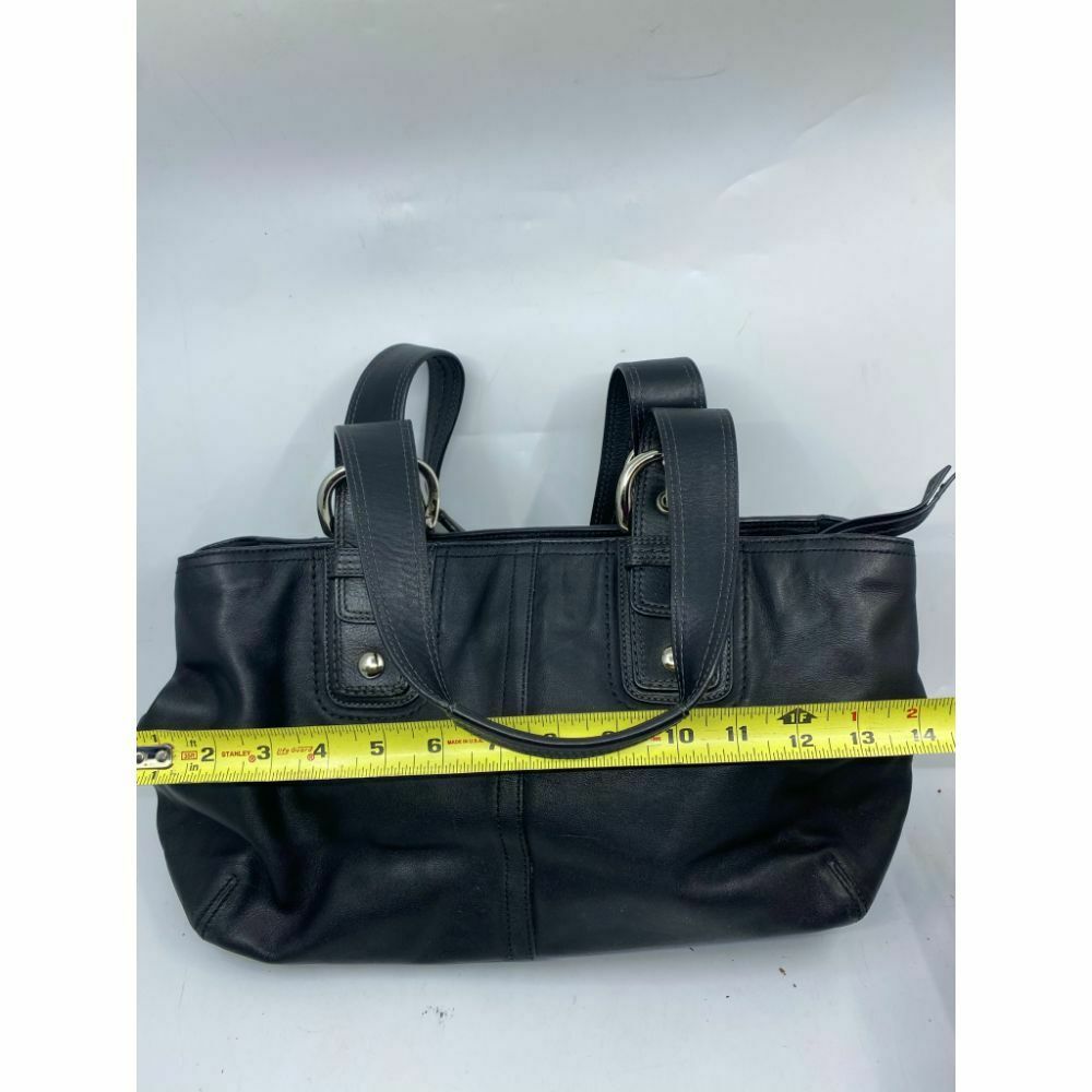 COACH Medium/ Large Leather Black Shoulder Bag