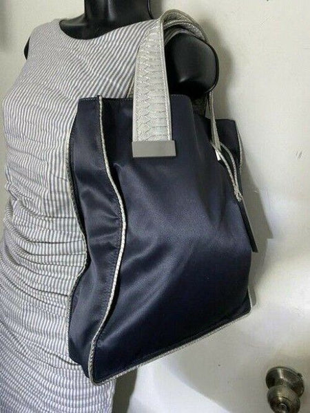 Devi Kroell Shoulder Bag Black Nylon Fabric Tote