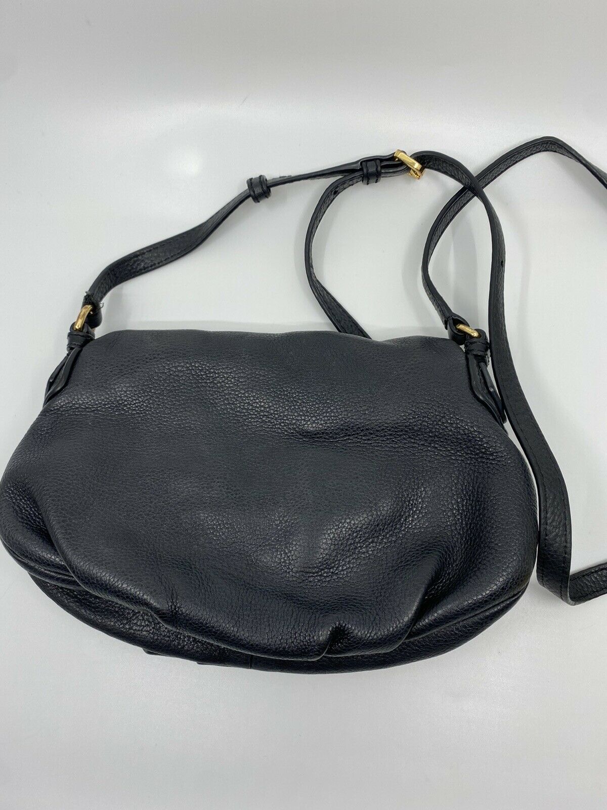 Marc Jacobs Medium Size Black Leather Crossbody