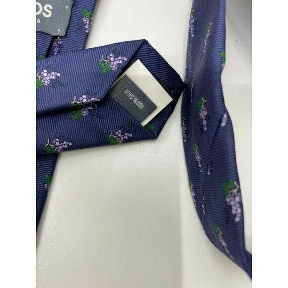 New! BONOBOS Navy Premium Neck Tie Made in USA