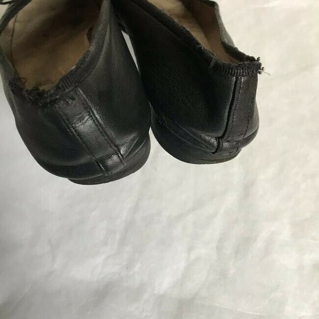 chanel black cap toe flats size eu